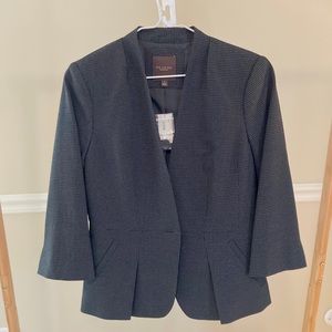 The Limited NWT Black Peplum Blazer